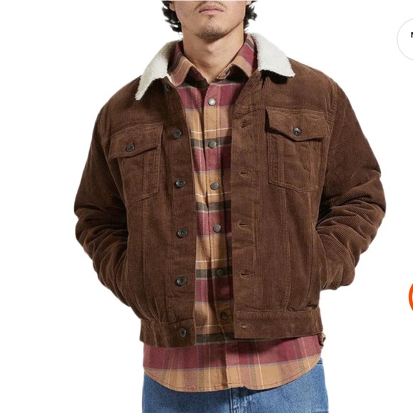 Brixton Cable Sherpa-Lined Trucker Jacket - Picture 2 of 6